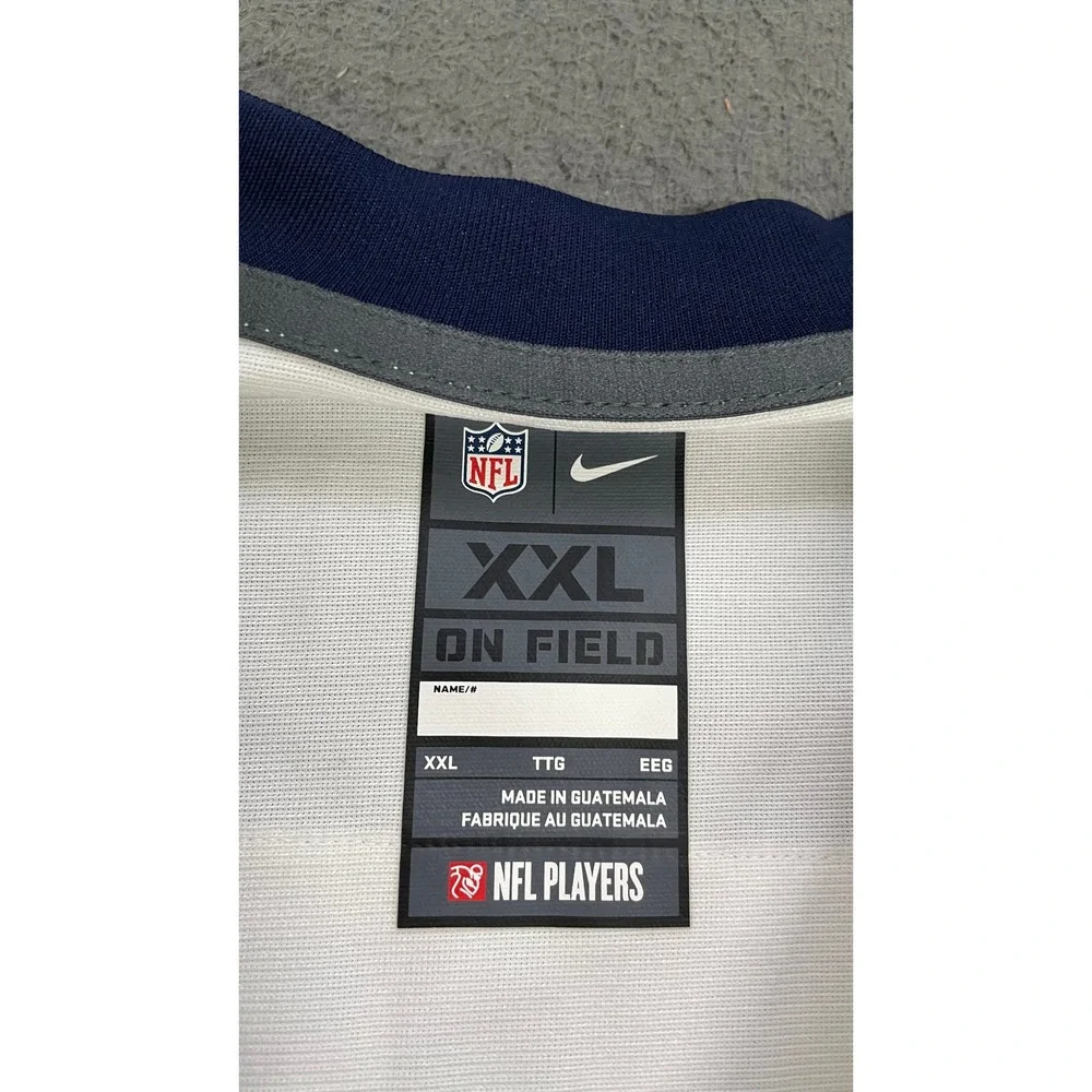 Nike Los Angeles Rams Jersey Mens XXL White Excellent Segotta 00 NFL On Field